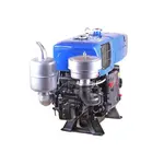 Двигатель Zubr ZH1125N дизельный 30 л.с. вал - маховик со шкивом, изображение 4 купити в Україні