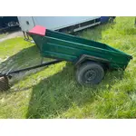 Причіп для мотоблока 1.20*2.00 м самоскид (ШП2) зелений, зображення 5 купити в Україні