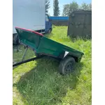 Причіп для мотоблока 1.20*2.00 м самоскид (ШП2) зелений, зображення 4 купити в Україні
