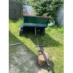 Причіп для мотоблока 1.20*2.00 м самоскид (ШП2) зелений, зображення 3 купити в Україні