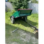 Причіп для мотоблока 1.20*2.00 м самоскид (ШП2) зелений купити в Україні