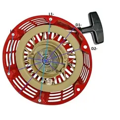Ручной стартер 177F (11197) купити в Україні