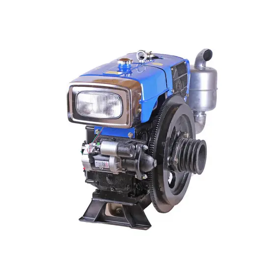 Двигатель Zubr ZH1125N дизельный 30 л.с. вал - маховик со шкивом купити в Україні