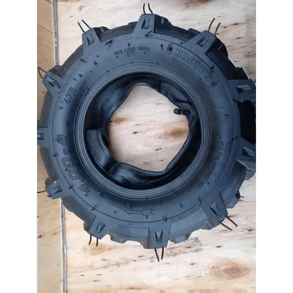 Покрышка с камерой 4.00-8 "елочка" 4PR, изображение 3 купити в Україні