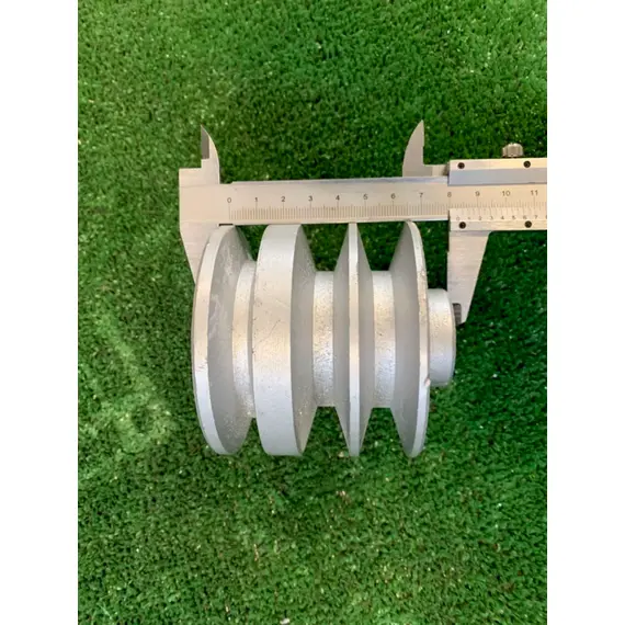 Шків 3 струмковий 85мм під вал 19мм, профіль B, зображення 4 купити в Україні