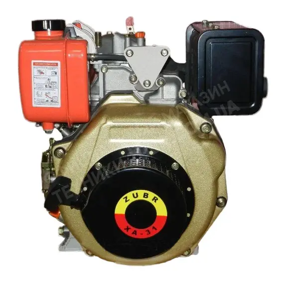 Двигун Зубр 178F (дизель, 6.0 к.с., вал 25 мм., шліц) купити в Україні
