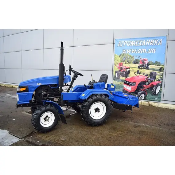 Мототрактор ZUBR Z-180 + плуг, изображение 7 купити в Україні