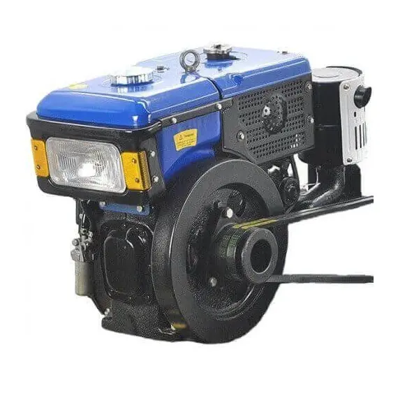 Двигун Зубр R195N дизельний 12 к.с. вал - маховик зі шківом купити в Україні