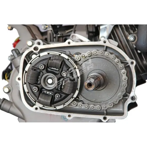 Понижающий редуктор 1/2 к мотоблочному двигателю с центробежным сцеплением (25 мм/22 мм), изображение 4 купити в Україні